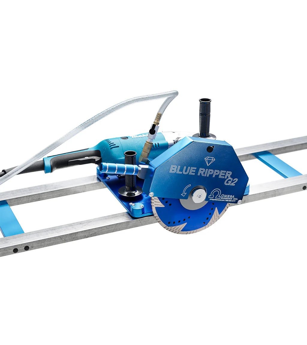 Blue Ripper For Stone Blue Ripper G2 Rail Saw | Granite and Stone Saw | Omega Diamond ...