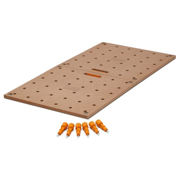 BORA Centipede Table Top - Pair - 20mm Dog Holes - Bora