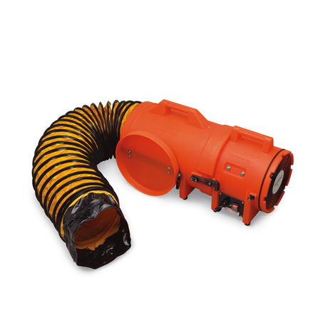 8" Axial AC Plastic Blower w/ Compact Canister & Ducting Allegro