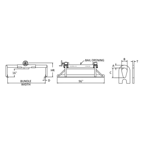 Heavy-Duty Sheet Lifter - 10 Ton Capacity with 72 Inch Max Bundle Caldwell