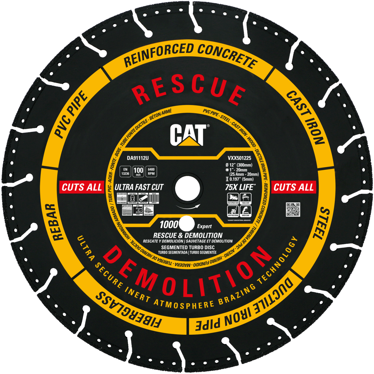 Cat 1000 Expert Rescue Demolition Blade - Diamond Tool Store