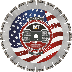 Caterpillar Diamond Blade - 600 Pro Turbo Cat Diamond Tools