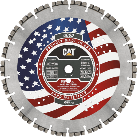 Caterpillar Diamond Blade - 600 Pro Turbo Cat Diamond Tools