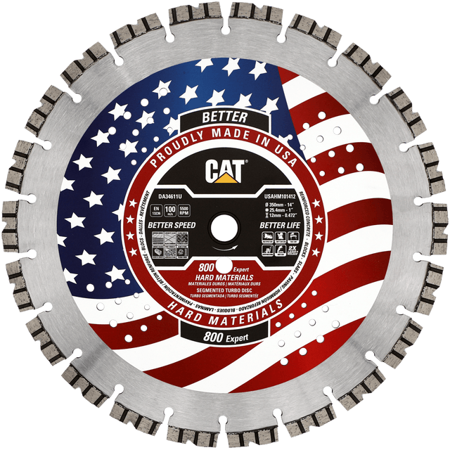 Caterpillar 800 Expert Diamond Blade for Hard Materials Cat Diamond Tools