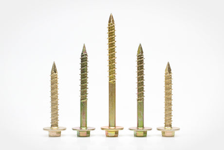 CONCRETE SCREWS - HEX FLANGE QUICK-CON (YELLOW ZINC) Daggerz