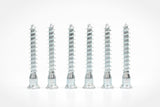 LOK WOOD SCREWS - POZI FLAT WITH NIBS COARSE - Box of 2000 Daggerz