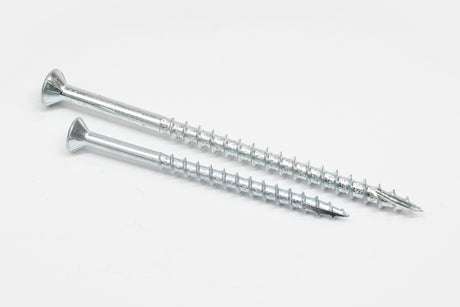 LOK WOOD SCREWS- SQUARE FLAT TYPE 17 (ZINC) Daggerz