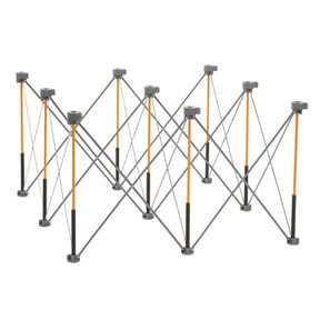 Centipede 4ft x 4ft x 30in Unit, 4 X-Cups, 4 Clamps, C/S Bag Bora