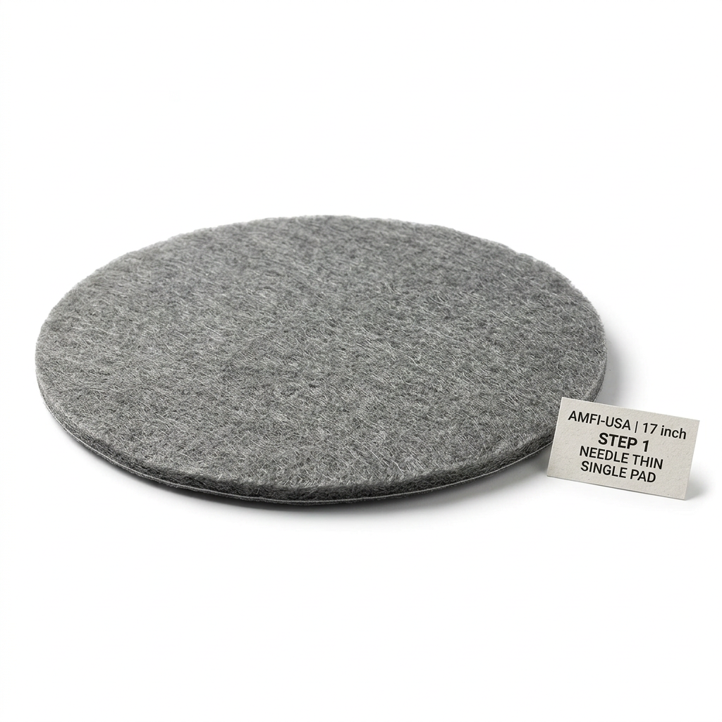 Amfi-USA 17" Diameter Steel Wool Floor Pads