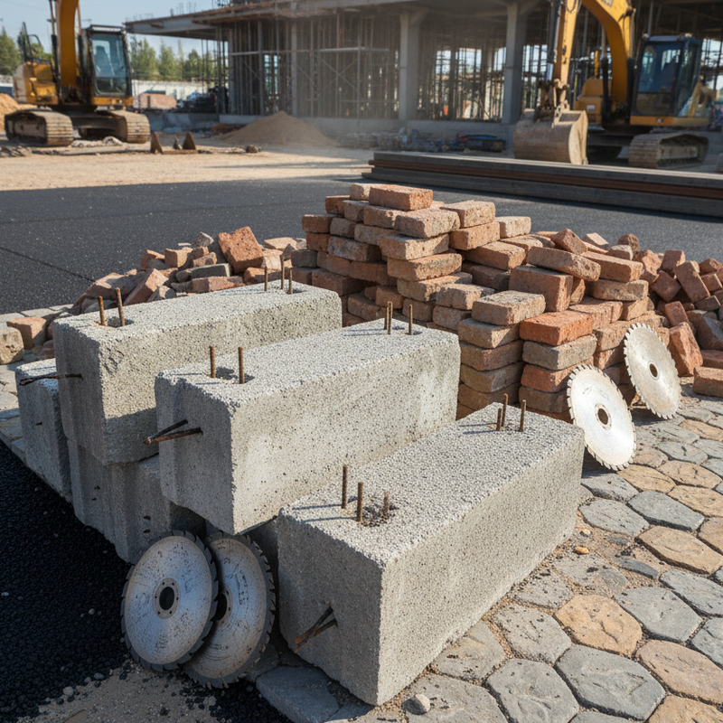 Concrete, Asphalt, Brick, Pavers Blades