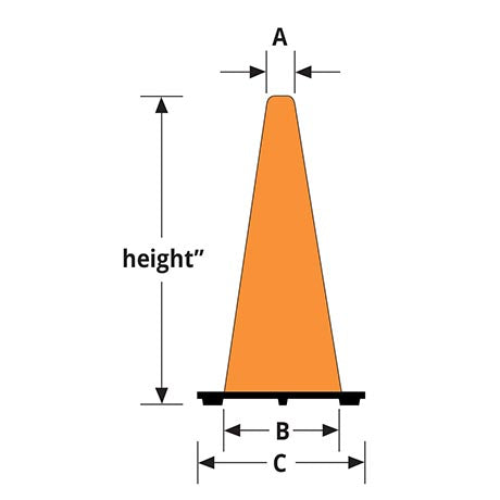 28 Inch Traffic Cones - 500 Pieces Diamond Tool Store