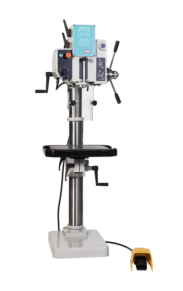 20" Gear Head Drill Press with Foot Reversing Switch & Power Feed (460V 3 Phase) Palmgren