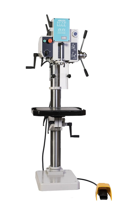 20" Gear Head Drill Press with Foot Reversing Switch & Power Feed (230V 3 Phase) Palmgren