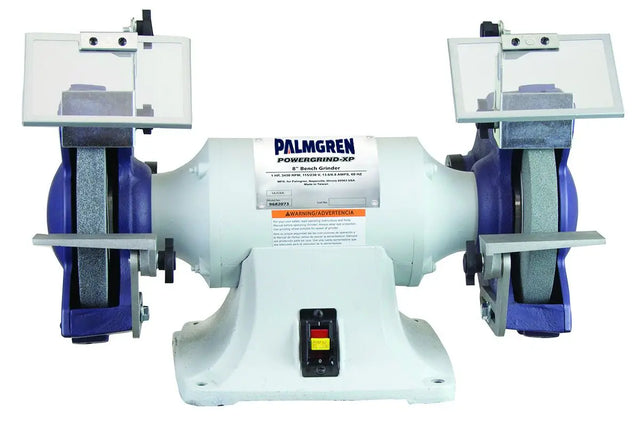 8" 1 HP 115/230V grinder w/dust collection Palmgren
