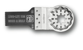 FEIN Starlock 3/4 x 1-3/8 in E-Cut Long-Life Bimetal Oscillating Tool Blade 10-pack FEIN