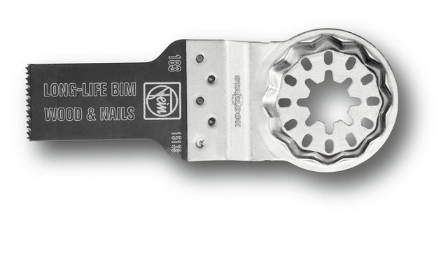 FEIN Starlock 3/4 x 1-3/8 in E-Cut Long-Life Bimetal Oscillating Tool Blade 10-pack FEIN