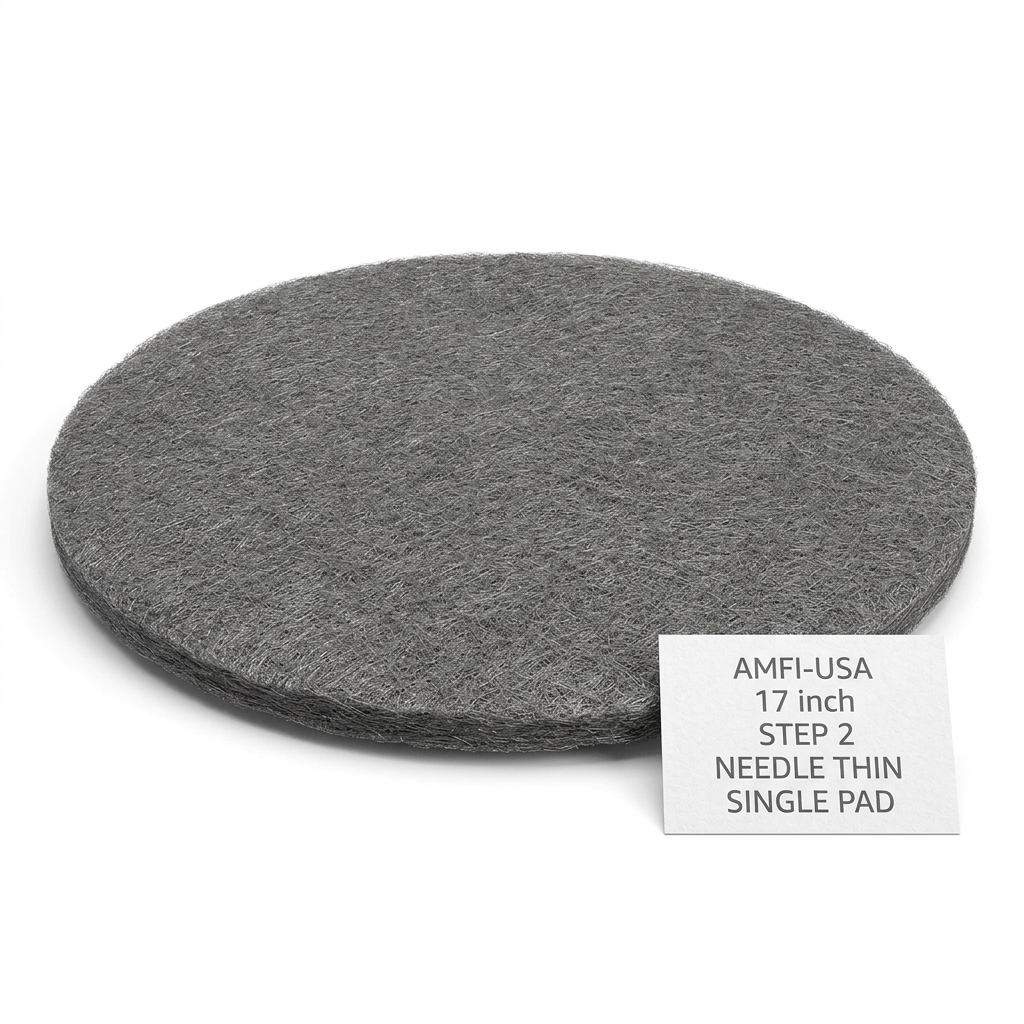 Amfi-USA 17" Diameter Steel Wool Floor Pads