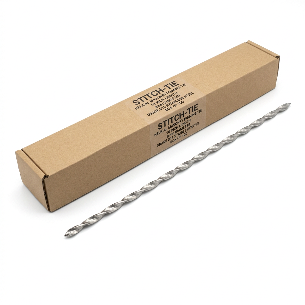 Stitch-Tie Stainless Steel Masonry Pinning Solution - Box of 100 (8mm)