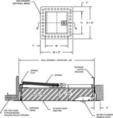 Fire Rated Access Door for Drywall Surfaces Karp