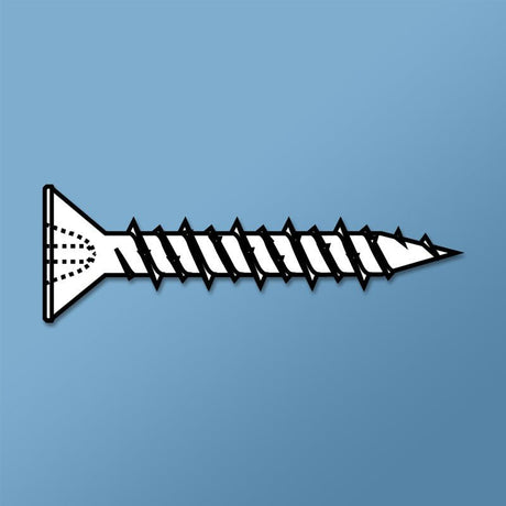 CON CONCRETE SCREWS - PHILLIPS FLAT (BLUE GUARD COATING) - #2 Phillips Daggerz