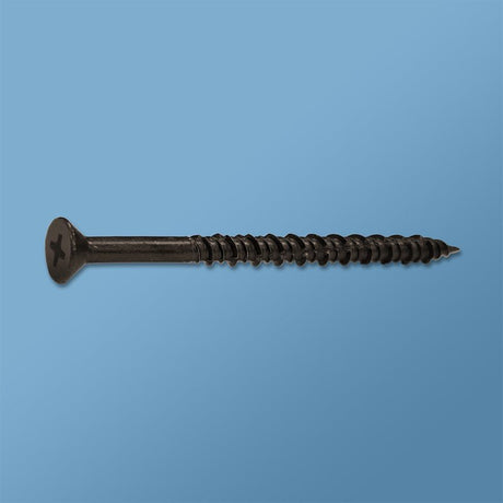 CON CONCRETE SCREWS - PHILLIPS FLAT ( BRONZE & WHITE COATING) CONCTF0316214BRZ Daggerz 3/16" x 2-1/4" (Box of 2500) Bronze Coating