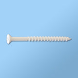 CON CONCRETE SCREWS - PHILLIPS FLAT ( BRONZE & WHITE COATING) CONCTF0316214WHTB Daggerz 3/16" x 2-1/4" (Box of 2500) White Coating