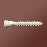 LOK WOOD SCREWS - POZI FLAT WITH NIBS COARSE SHARP POINT CONFIRMAT (ZINC) Daggerz