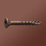 LOK WOOD SCREWS- SQUARE FLAT WITH NIBS COARSE TYPE 17 (LUBRICIZED) Daggerz