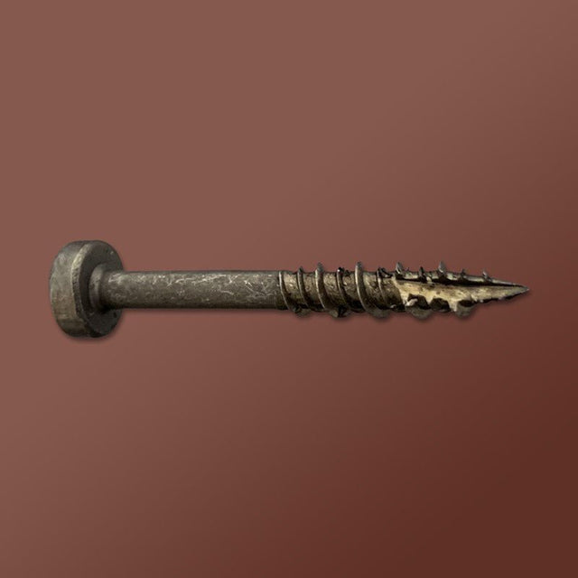 LOK WOOD SCREWS - SQUARE HI-LOW TYPE 17 FRAMER (LUBRICIZED) Daggerz