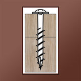 LOK WOOD SCREWS- SQUARE ROUND WASHER COARSE TYPE 17 (Zinc) Daggerz