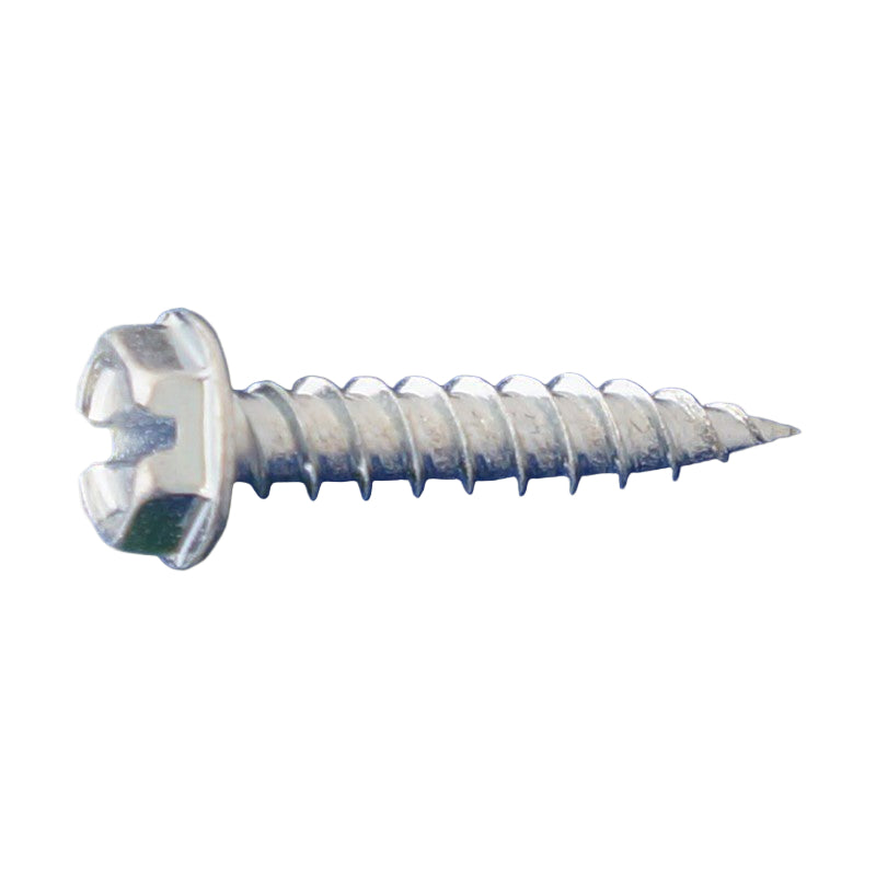 NEEDLE POINT SCREWS - SLOTTED HEX WASHER HEAD (Zinc) - 5/16" Hex Daggerz
