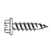 NEEDLE POINT SCREWS - SLOTTED HEX WASHER HEAD (Zinc) - 5/16" Hex Daggerz