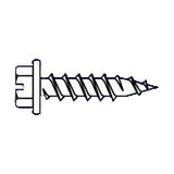 NEEDLE POINT SCREWS - SLOTTED HEX WASHER HEAD (Zinc) - 5/16" Hex Daggerz