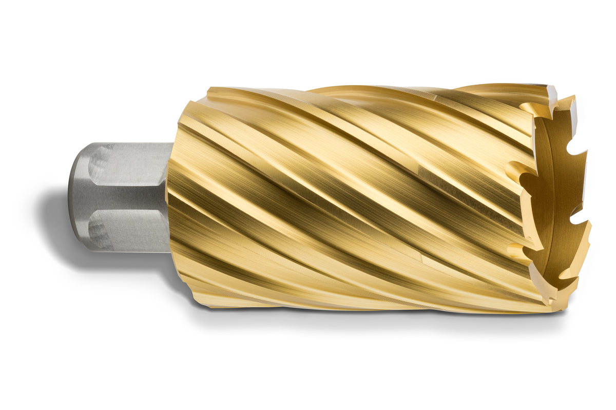 FEIN Slugger HSS TiN Coated Annular Cutter - 3/4 in Straight Shank 63134381117 FEIN 1-1/2 x 2 in