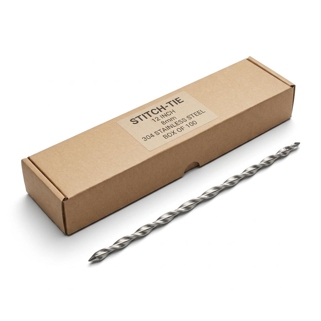 Stitch-Tie Stainless Steel Masonry Pinning Solution - Box of 100 (8mm)