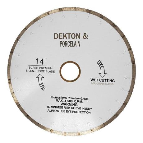 Dekton and Porcelain Blade DEK1410 Diamond Tool Store 14"