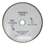 Dekton and Porcelain Blade DEK1610 Diamond Tool Store 16"