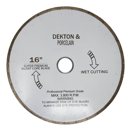 Dekton and Porcelain Blade DEK1610 Diamond Tool Store 16"