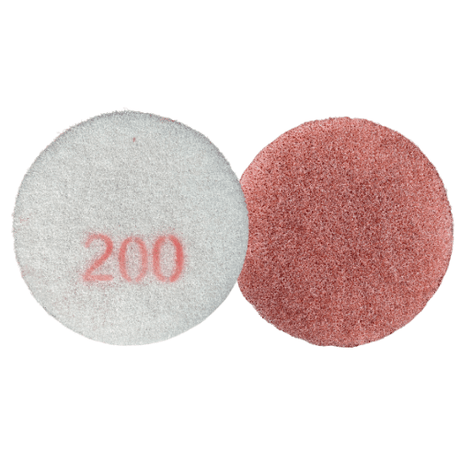 Dia Plus Pink Diamond Polishing Pad for Restoring Marble, Limestone, Sandstone, Travertine, Terrazzo, and Concrete DP-PFP-07-200 Dia Plus 200 Grit 7"