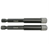 Diamond Brazed Core Bits with Drill Shank A8561010 Diamond Tool Store 10mm (3/8") (Quantity 1)