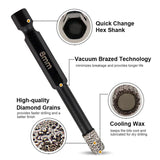 Diamond Brazed Core Bits with Drill Shank Diamond Tool Store