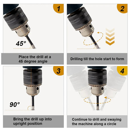 Diamond Brazed Core Bits with Drill Shank Diamond Tool Store