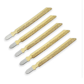 Diamond Jig Saw Blades for Tile Ceramic Brick Granite Marble - 5 Pack Diamond Tool Store