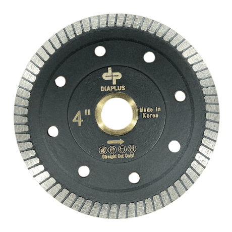 DiaPlus Thin Dry Blade (8mm) for Cutting Porcelain, Tile, and Thasos DP-TTPB4 Dia Plus 4"