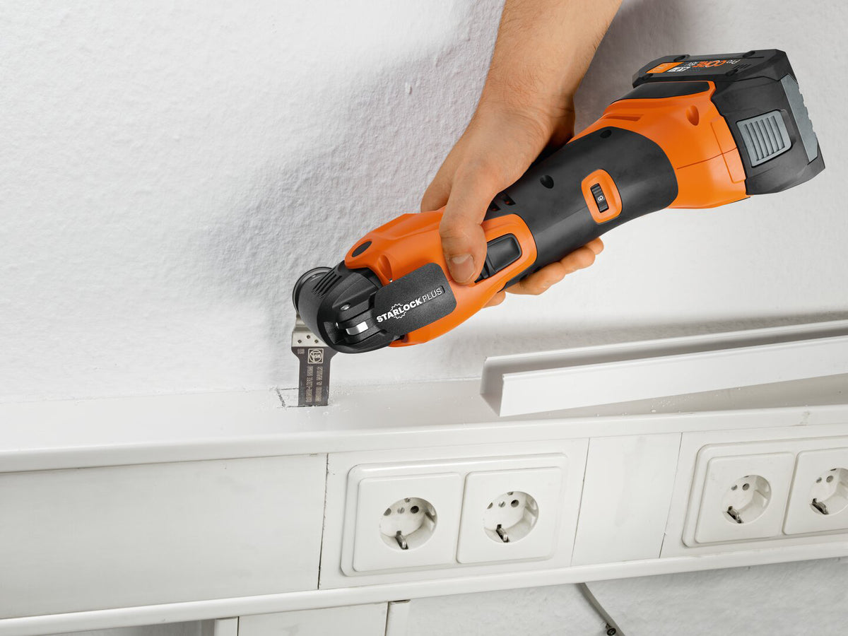 FEIN Starlock 3/4 x 1-3/8 in E-Cut Long-Life Bimetal Oscillating Tool Blade 10-pack FEIN