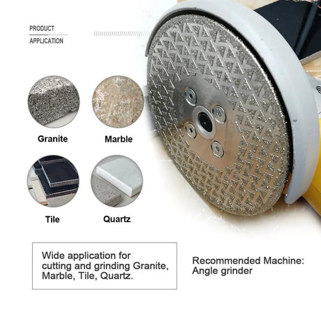 Electroplated Duo Blade with Flange Diamond Tool Store