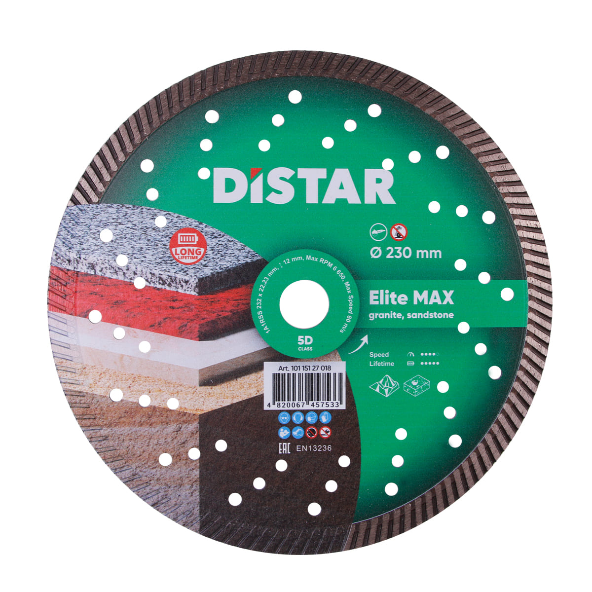 9 Inch Diamond Cutting Blade Turbo 232 Elite Max Distar