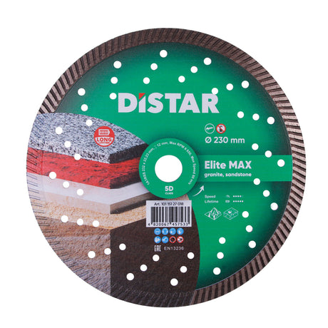 9 Inch Diamond Cutting Blade Turbo 232 Elite Max Distar
