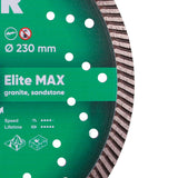 9 Inch Diamond Cutting Blade Turbo 232 Elite Max Distar