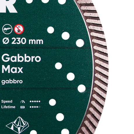 Diamond Cutting Blade Turbo 232 Gabbro Max (Set of 3) Distar